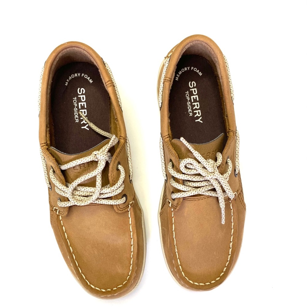 Sperry Dark Tan Top Sliders 3M - Picture 2 of 4